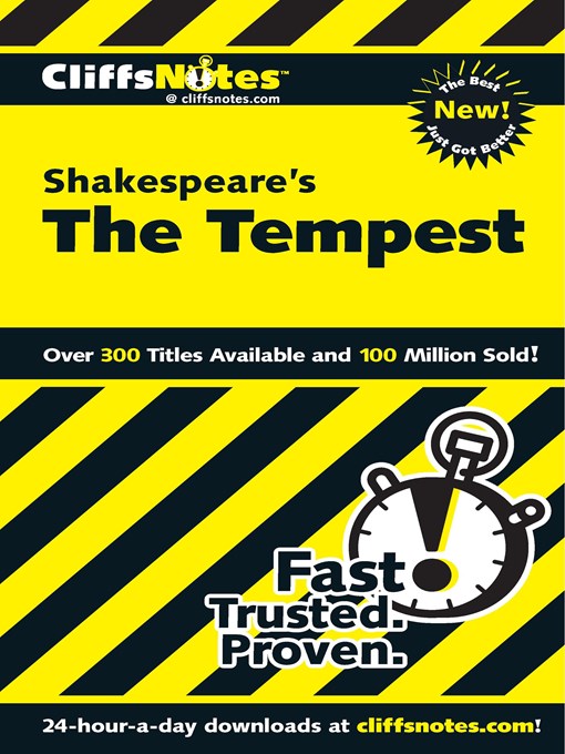 Title details for CliffsNotes on Shakespeare's The Tempest by Sheri Metzger - Available